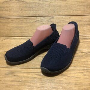 Sketchers slippins navy blue slip on shoes, 11